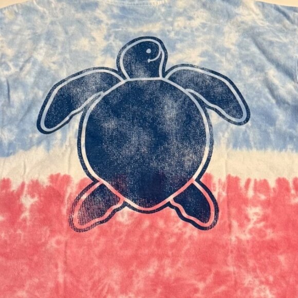 Simply Southern Tie-Dye TShirt Size L Save The Turtles Collection Beachy Summer - Picture 5 of 10